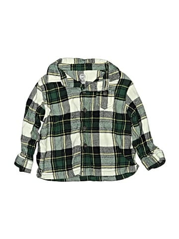 Wonder Nation Long Sleeve Button-Down Shirt (view 1)