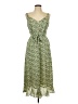Lulus 100% Polyester Floral Green Casual Dress Size L - photo 1