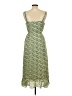 Lulus 100% Polyester Floral Green Casual Dress Size L - photo 2