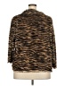 Vince Camuto 100% Polyester Animal Print Brown Pullover Sweater Size 3X - photo 2