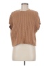 Náti Brown Short Sleeve Turtleneck Size M - photo 1