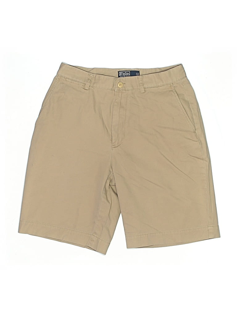 Pre-owned Polo By Ralph Lauren Khaki Shorts In Tan