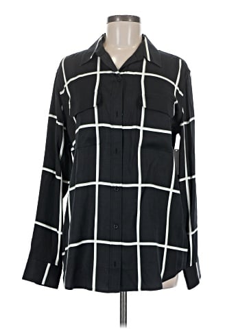 Equipment Long Sleeve Blouse (view 1)
