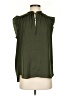 Ann Taylor LOFT 100% Polyester Green Sleeveless Blouse Size S - photo 1