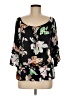 Assorted Brands 100% Rayon Black 3/4 Sleeve Blouse Size M - photo 1