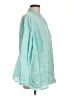 J.Jill Solid Teal Long Sleeve Button-Down Shirt Size L (tall) - photo 4