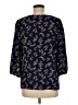 Hinge 100% Rayon Blue 3/4 Sleeve Blouse Size M - photo 2