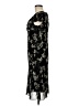 Ombre 100% Polyester Floral Black Cocktail Dress Size 8 - photo 5