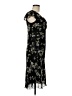 Ombre 100% Polyester Floral Black Cocktail Dress Size 8 - photo 4