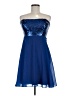 Guess 100% Polyester Blue Cocktail Dress Size M - photo 1