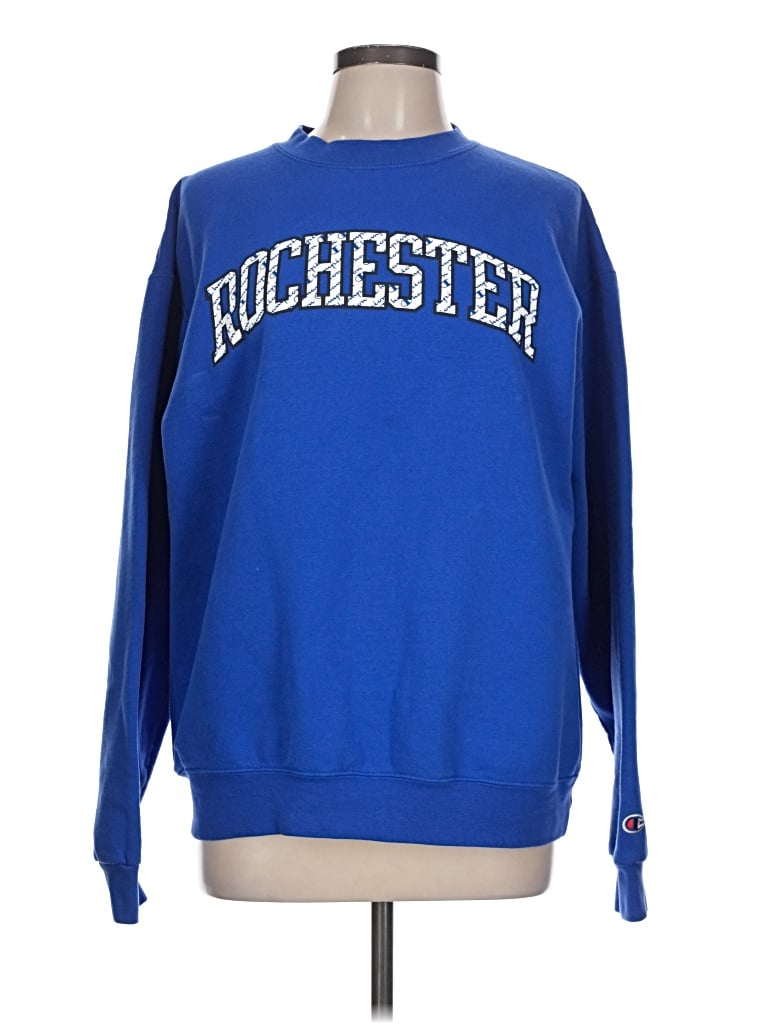 Pre-owned Champion Sweatshirt In Blue