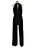 Nina Leonard Solid Black Jumpsuit Size L - photo 2
