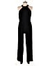 Nina Leonard Solid Black Jumpsuit Size L - photo 1