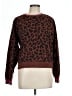 Marine Layer Animal Print Brown Pullover Sweater Size L - photo 1
