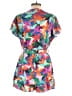Shein 100% Polyester Tropical Green Romper Size L - photo 2