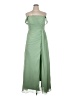 Unbranded 100% Polyester Green Cocktail Dress Size 16 - photo 1