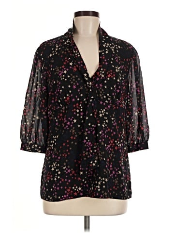 Trina Turk 3/4 Sleeve Silk Top (view 1)