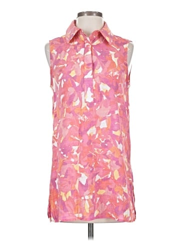 Counterparts Sleeveless Button-Down Shirt (view 1)