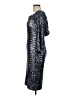 Theia Silver Cocktail Dress Size 12 - photo 5