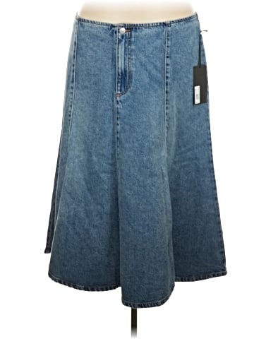 Future Collective Denim Skirt (view 1)
