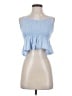 Shein Blue Sleeveless Blouse Size S - photo 1