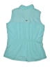 Columbia 100% Polyester Teal Blue Sleeveless Button-Down Shirt Size 18 - 20 - photo 2