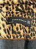 Zara 100% Polyester Animal Print Gold Blazer Size XS - photo 6