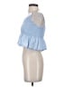 Shein Blue Sleeveless Blouse Size S - photo 5