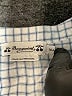 Bonpoint 100% Cotton Checkered-gingham Blue Short Sleeve Button-Down Shirt Size 14 - photo 3