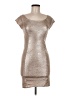 Guess 100% Polyester Metallic Silver Cocktail Dress Size 6 - photo 1