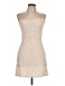 Nell 100% Viscose Ivory Cocktail Dress Size L - photo 1