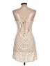 Nell 100% Viscose Ivory Cocktail Dress Size L - photo 2