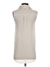Atmosphere Ivory Sleeveless Button-Down Shirt Size 2 - photo 2