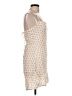 Nell 100% Viscose Ivory Cocktail Dress Size L - photo 4