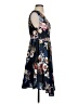 LUCCA Floral Blue Cocktail Dress Size S - photo 4
