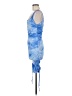 Morning Mist Tie-dye Blue Cocktail Dress Size 8 - photo 5