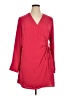 H&M 100% Polyester Red Casual Dress Size XL - photo 1