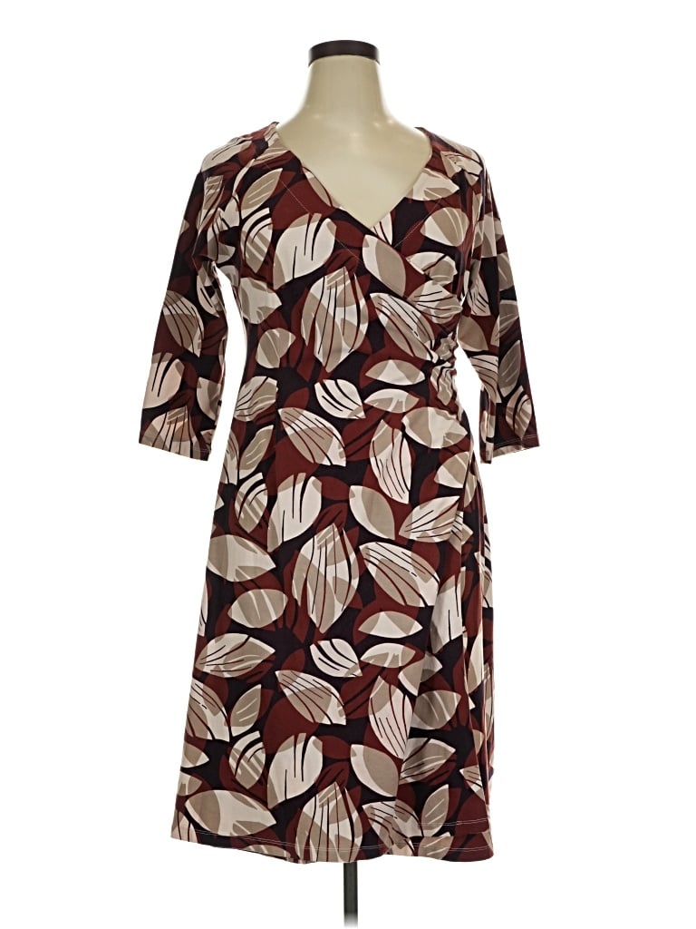 Pre-owned Soft Surroundings Casual Dress In Brown
