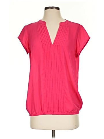 New York & Company Short Sleeve Blouse (view 1)