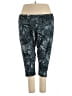 Just My Size Print Blue Active Pants Size 5X - photo 1
