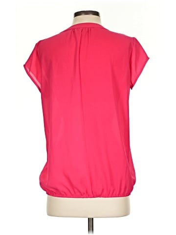 New York & Company Short Sleeve Blouse (view 2)