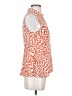 CAbi 100% Polyester Orange Sleeveless Blouse Size XS - photo 4