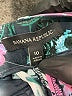 Banana Republic 100% Polyester Tropical Teal Casual Pants Size 10 - photo 7
