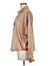 Shein Animal Print Tan Long Sleeve Blouse Size 6 - photo 5