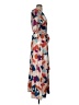 J. Brooks 100% Polyester Orange Kimono Size S - photo 4