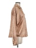 Shein Animal Print Tan Long Sleeve Blouse Size 6 - photo 4