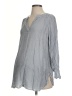 Ingrid + Isabel 100% Modal Gray Long Sleeve Blouse Size XS Maternity (0) - photo 1