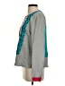 Anthropologie 100% Cotton Floral Gray Pullover Sweater Size S - photo 5
