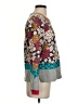 Anthropologie 100% Cotton Floral Gray Pullover Sweater Size S - photo 4