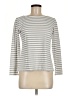 Chadwicks Stripes Gray Long Sleeve Top Size M (petite) - photo 1